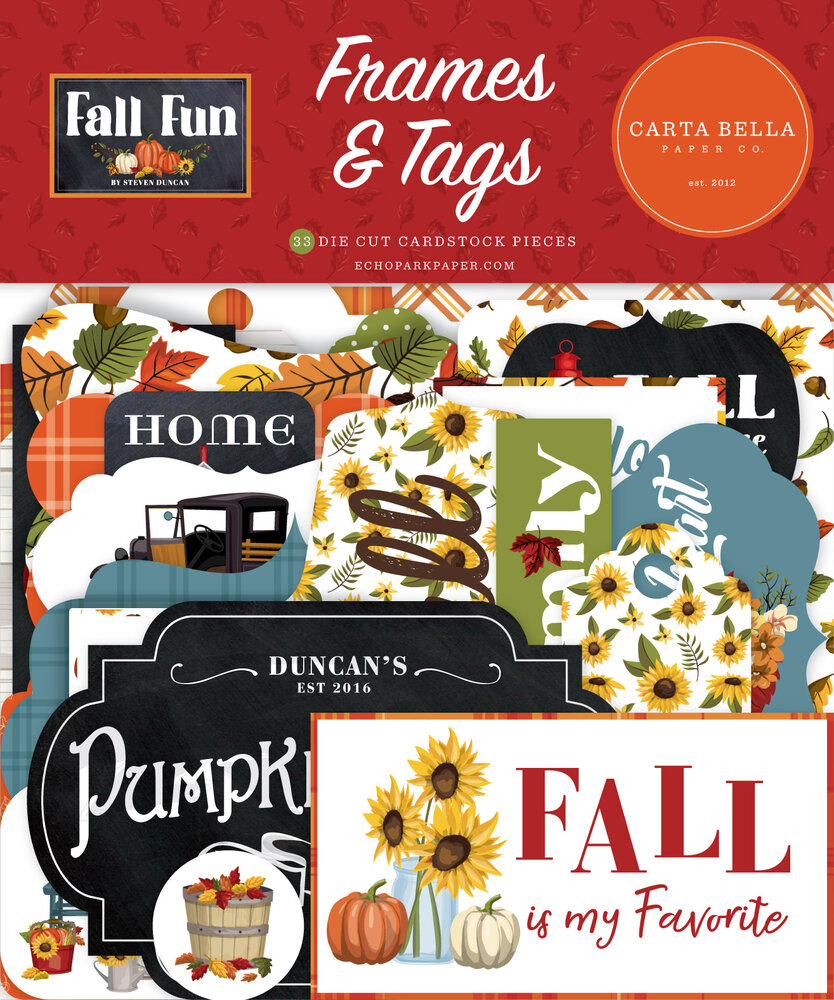 Carta Bella Fall Fun Frames & Tags (CBFF326025) (OUTLET)