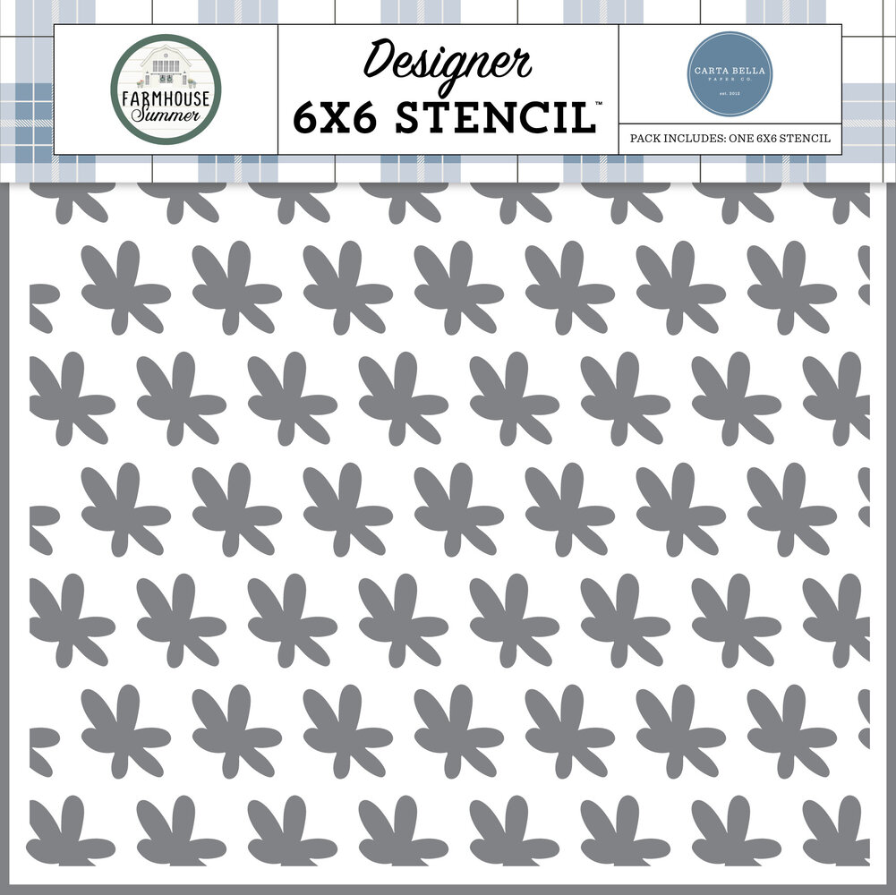 Carta Bella Farmhouse Floral Stencil (CBFAS150033) (OUTLET) Carta Bella Farmhouse Floral Stencil (CBFAS150033) (OUTLET)