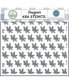 Carta Bella Farmhouse Floral Stencil (CBFAS150033) (OUTLET)