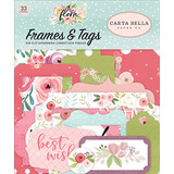 Carta Bella Flora No.3 Frames & Tags (CBF117025) (OUTLET)