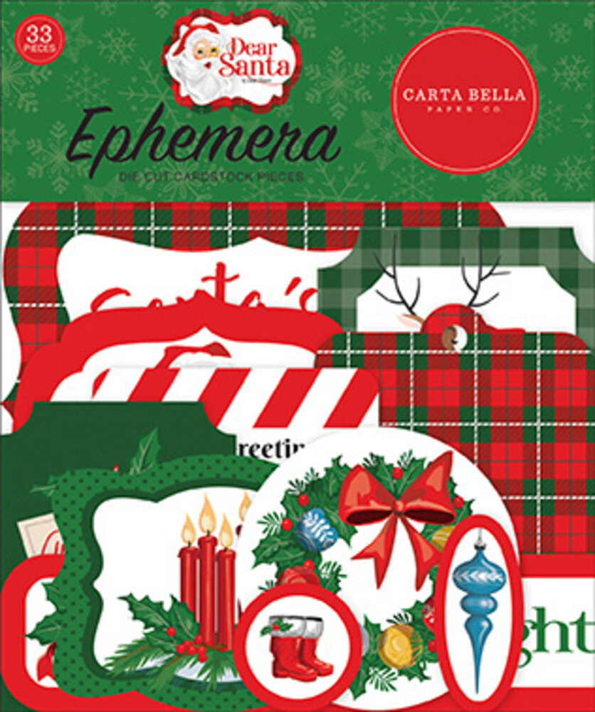 Carta Bella Dear Santa Ephemera (CBDE125024) (OUTLET)