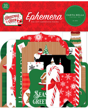 Carta Bella Christmas Cheer Ephemera (CBCHR141024) (OUTLET)