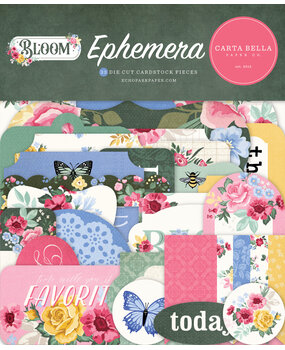 Carta Bella Bloom Ephemera (CBBL366024) (OUTLET)