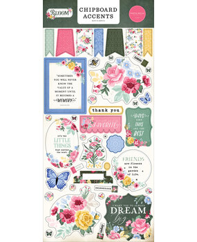Carta Bella Bloom Chipboard Accents (CBBL366021) (OUTLET)