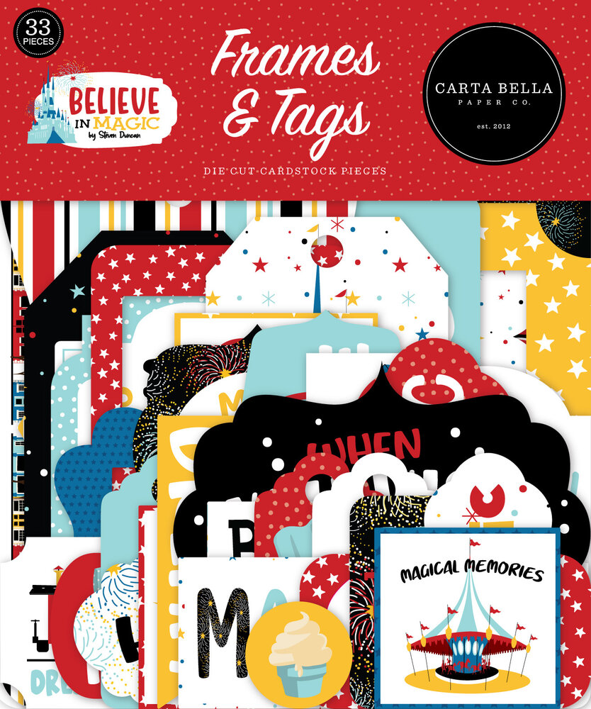 Carta Bella Believe In Magic Frames & Tags (CBBIM148025) (OUTLET)