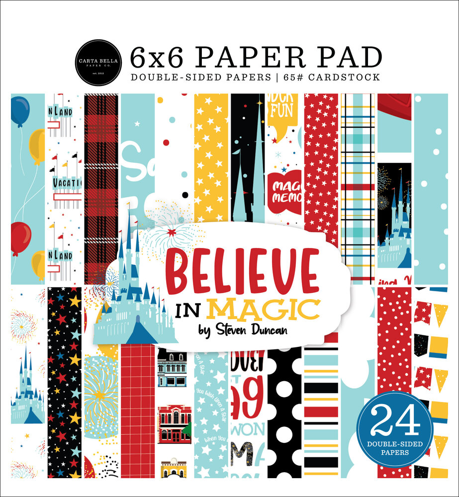 Carta Bella Believe In Magic 6x6 Inch Paper Pad (CBBIM148023) (OUTLET)