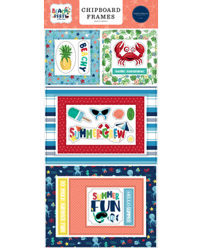 Carta Bella Beach Party Chipboard Frames (CBBE149065) (OUTLET)