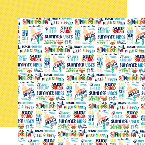 Carta Bella Beach Party 6x6 Inch Paper Pad (CBBE149023) (OUTLET)