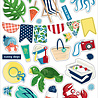 Carta Bella Beach Party Chipboard Accents (CBBE149021) (OUTLET)