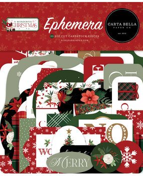 Carta Bella A Wonderful Christmas Ephemera (CBAWC328024) (OUTLET)