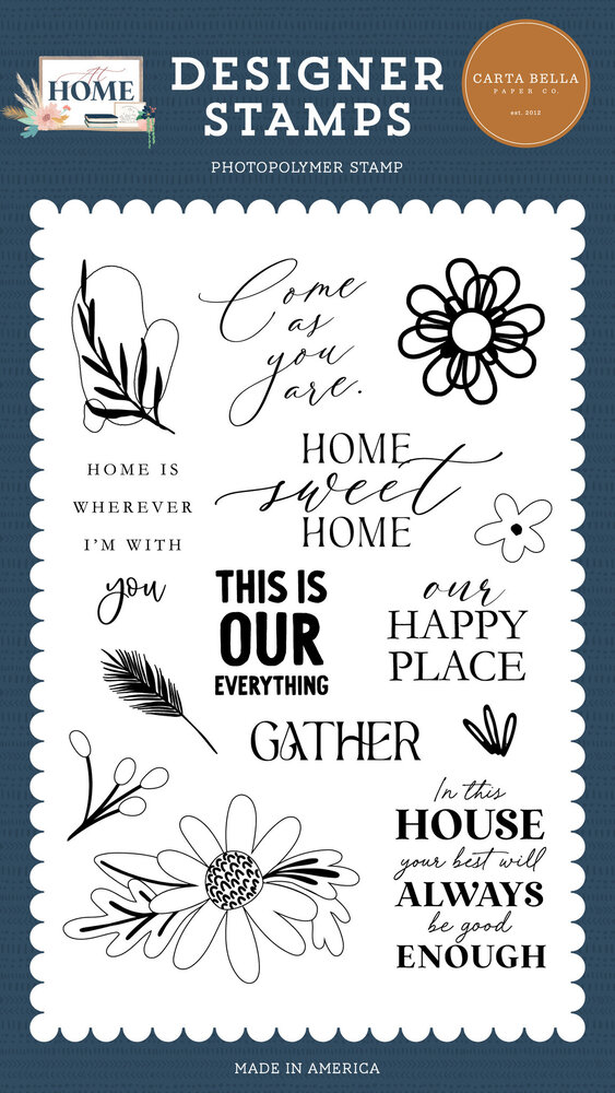 Carta Bella Come As You Are Designer Stamps (CBAH339043) (OUTLET)