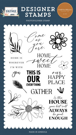 Carta Bella Come As You Are Designer Stamps (CBAH339043) (OUTLET)