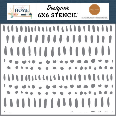 Carta Bella Simple Things Stencil (CBAH339033) (OUTLET)