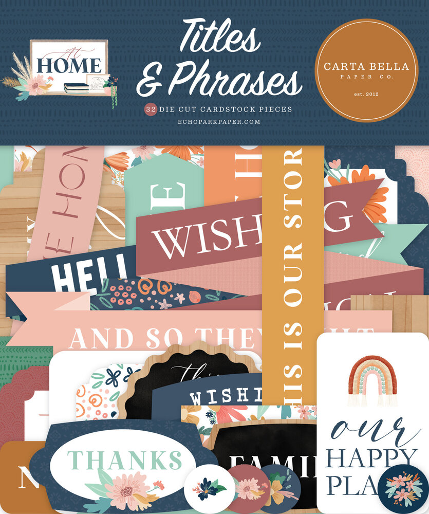 Carta Bella At Home Titles & Phrases (CBAH339032) (OUTLET)