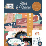 Carta Bella At Home Titles & Phrases (CBAH339032) (OUTLET)