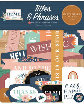 Carta Bella At Home Titles & Phrases (CBAH339032) (OUTLET)