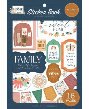 Carta Bella At Home Sticker Book (CBAH339029) (OUTLET)