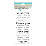 American Crafts Hampton Art Clear Stamps You (26pcs) (SC1041-HL) (OUTLET)