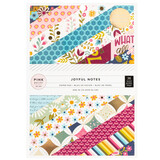 American Crafts Pink Paislee Joyful Notes 6x8 Inch Paper Pad (34030801) (OUTLET)