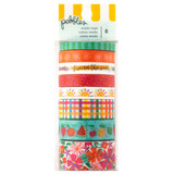American Crafts Pebbles Fun in the Sun Washi Tape Spools (8pcs) (34030659) (OUTLET)