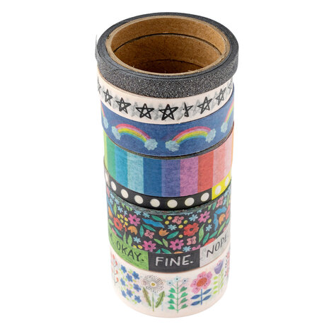 American Crafts Whatevs Washi Tape Spools (8pcs) (34030591) (OUTLET)