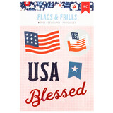 American Crafts Flags and Frills Dies (34030324) (OUTLET)