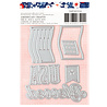 American Crafts Flags and Frills Dies (34030324) (OUTLET)