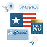 American Crafts Flags and Frills Ephemera Journaling (34030321) (OUTLET)