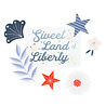 American Crafts Flags and Frills Ephemera Icons (34030320) (OUTLET)
