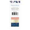 American Crafts Flags and Frills Washi Tape Spools (8pcs) (34030318) (OUTLET)