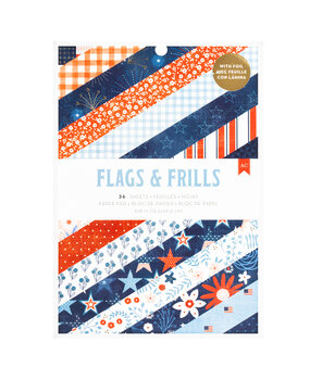 American Crafts Flags and Frills 6x8 Inch Paper Pad (34030312) (OUTLET)
