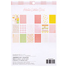 American Crafts Hello Little Girl 6x8 Inch Paper Pad Gold Foil (36 Sheets) (34030039) (OUTLET)