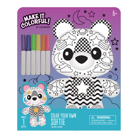 American Crafts Color Your Own Kit Softie Bear (7pcs) (34027520) (OUTLET) American Crafts Color Your Own Kit Softie Bear (7pcs) (34027520) (OUTLET)