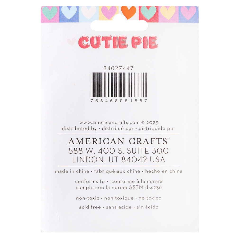 American Crafts Cutie Pie Ink Pads (4pcs) (34027447) (OUTLET)