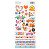 American Crafts Cutie Pie Stickers (89pcs) (34027437) (OUTLET)