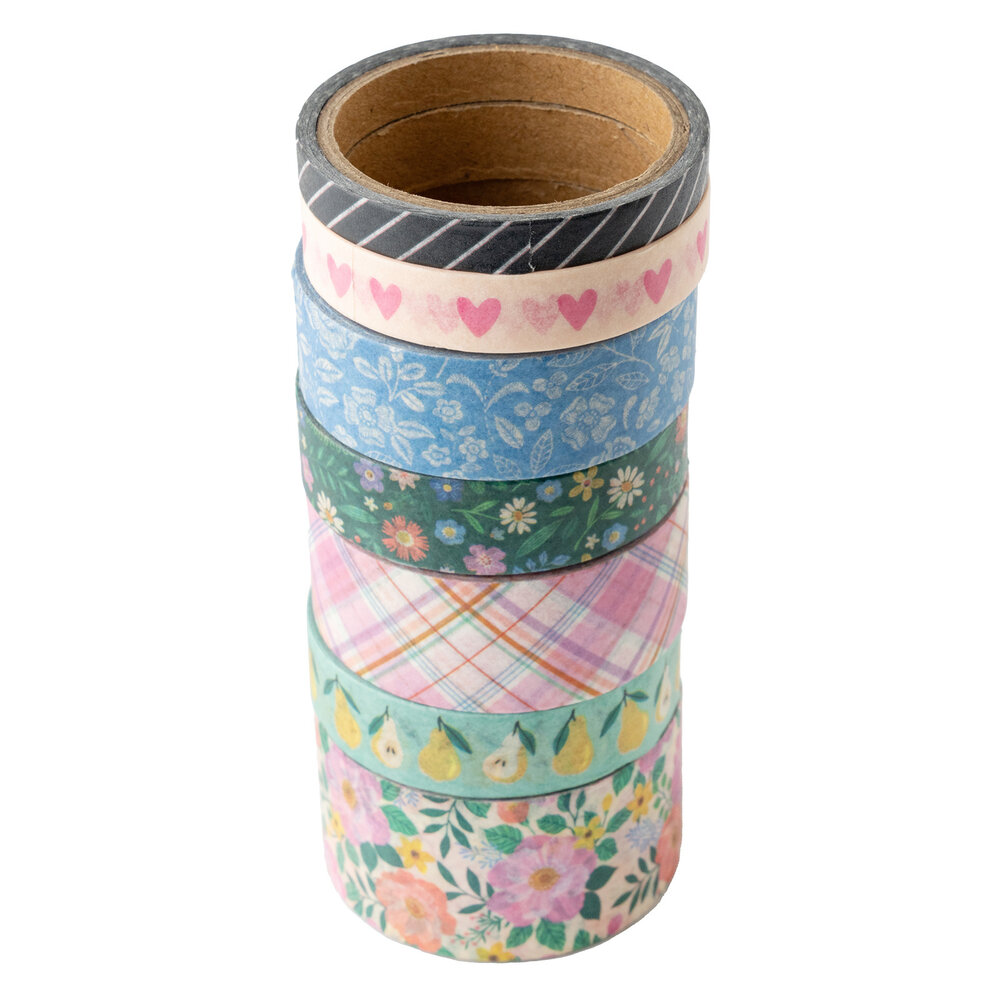 American Crafts Bea Valint Poppy and Pear Washi Tape Spools (7pcs) (34025816) (OUTLET)