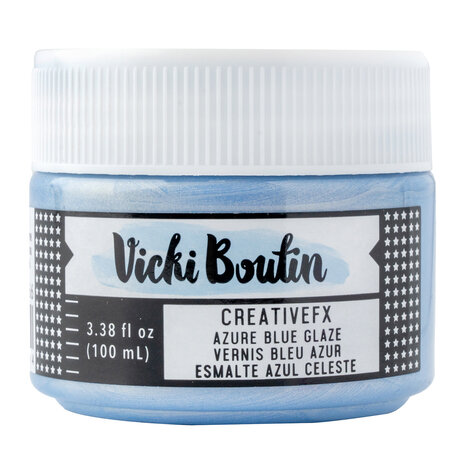 American Crafts Vicki Boutin Discover + Create Creativefx Azure Blue Glaze 100ml (34022166) (OUTLET)