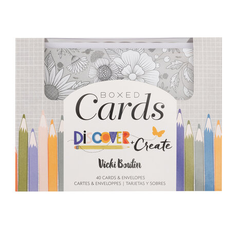 American Crafts Vicki Boutin Discover + Create Boxed Cards (80pcs) (34022161) (OUTLET) American Crafts Vicki Boutin Discover + Create Boxed Cards (80pcs) (34022161) (OUTLET)