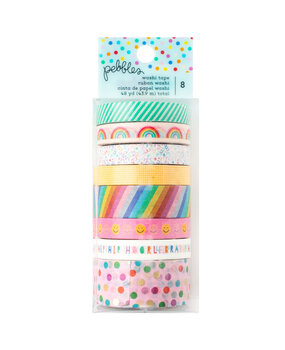 American Crafts Pebbles All The Cake Washi Tape (8pcs) (34022068) (OUTLET)