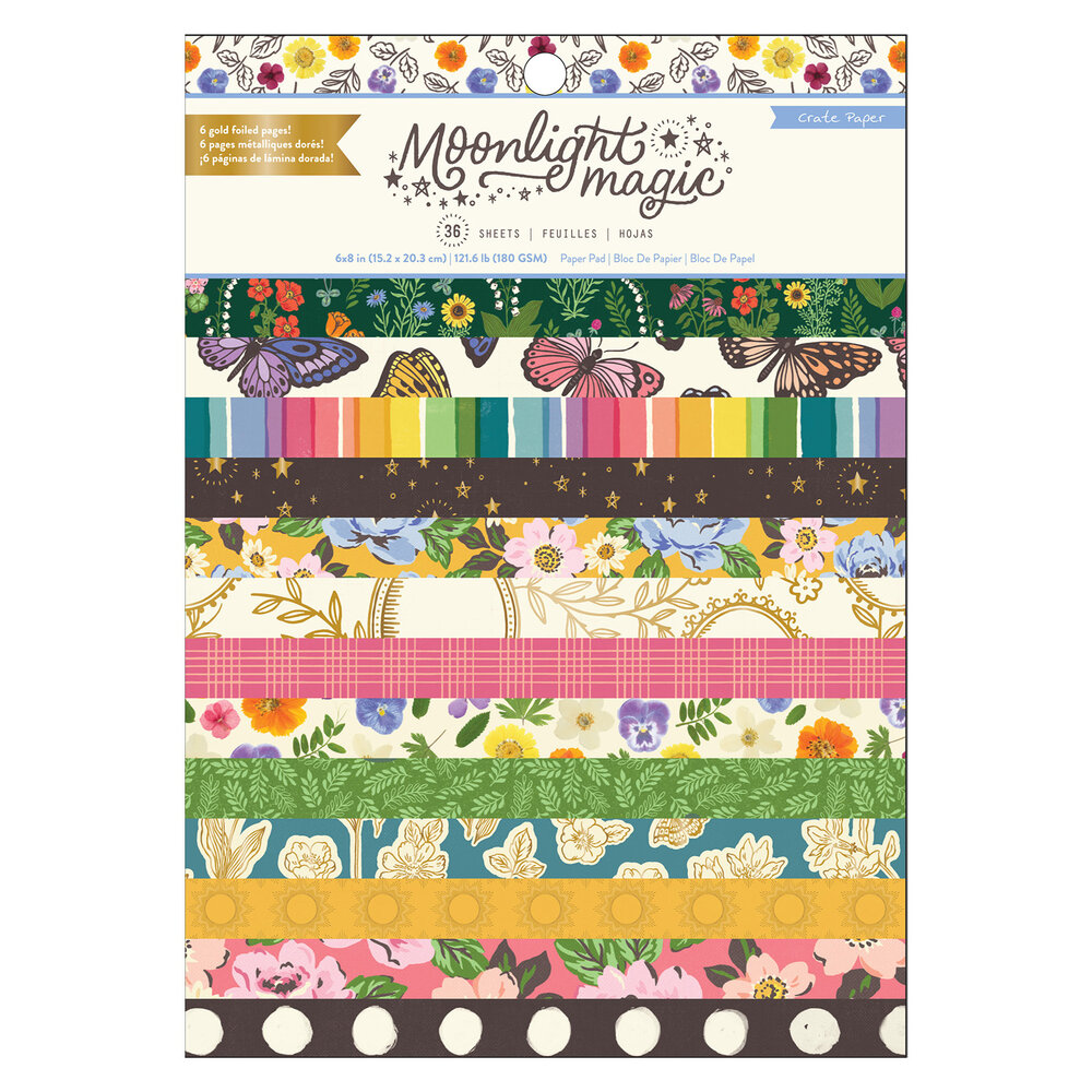 American Crafts Moonlight Magic 6x8 Inch Paper Pad (34022032) (OUTLET)