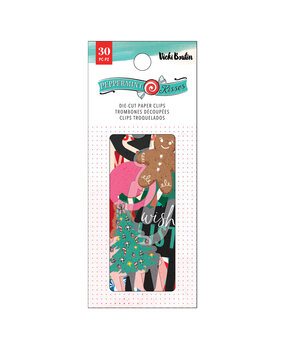 American Crafts Vicki Boutin Peppermint Kisses Die-cut Paper Clips (30pcs) (34021942) (OUTLET)