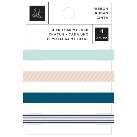 American Crafts Heidi Swapp Set Sail Ribbon (4ydx4pcs) (34021077) (OUTLET)