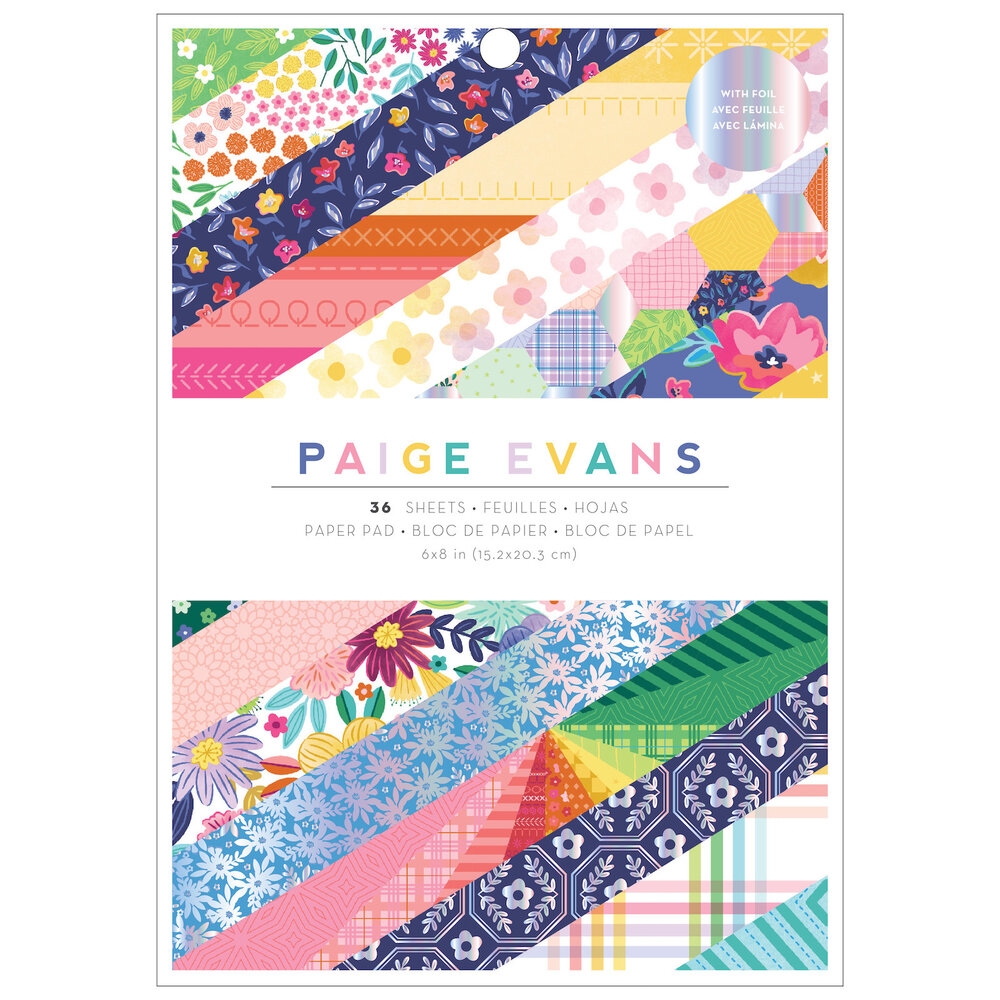 American Crafts Paige Evans Blooming Wild 6x8 Inch Paper Pad (34014059) (OUTLET)