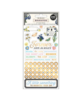 American Crafts Bo Bunny Brighton Sticker Book (240pcs) (34013986) (OUTLET)