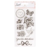 American Crafts Maggie Holmes Parasol Clear Stamps (10pcs) (34013905) (OUTLET)