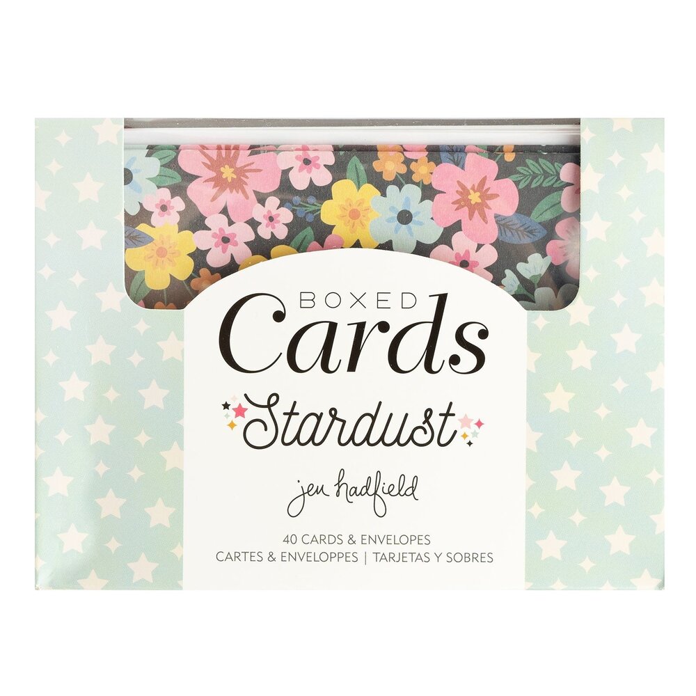 American Crafts Jen Hadfield Stardust Boxed Cards (80pcs) (34013821) (OUTLET)
