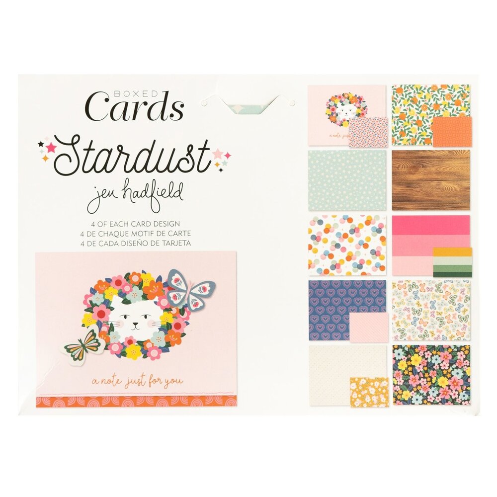 American Crafts Jen Hadfield Stardust Boxed Cards (80pcs) (34013821) (OUTLET)