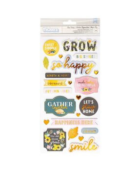 American Crafts Thickers Garden Shoppe Best Today (49pcs) (34013786) (OUTLET)