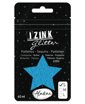 Aladine Izink Glitter Bleu 2 (S/60ml) (80992) (OUTLET)