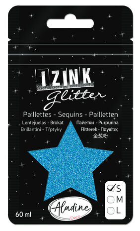 Aladine Izink Glitter Bleu 2 (S/60ml) (80992) (OUTLET)